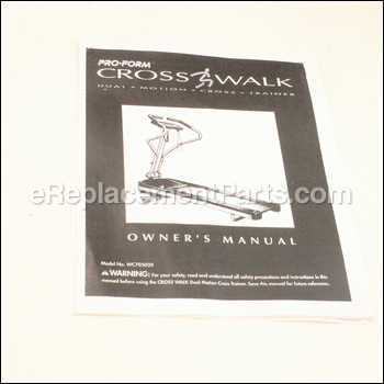 Owner'S Manual - 110471:ProForm