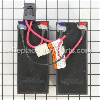 Battery W/fuse, 2 12v/7ah Sing - W15130412003:Razor