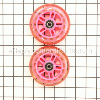 98mm Replacement Wheels - Pink - 134932-PK:Razor