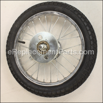 Rear Wheel Complete - W13114501048:Razor