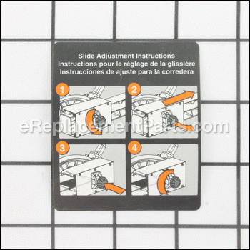 Slide Adjustment Instruction L - 080009008903:Ridgid