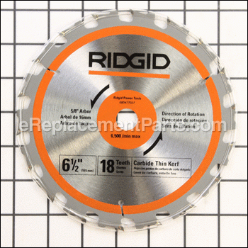 Blade (6-1/2 in. 18T) - 680477027:Ridgid