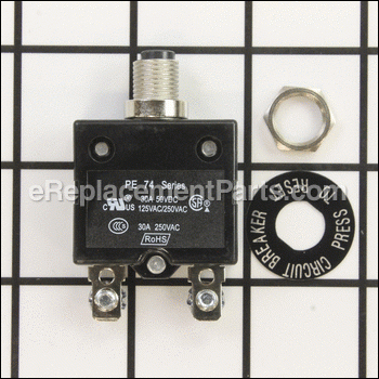 30 Amp Circuit Breaker (120 Vo - 780351012:Ridgid