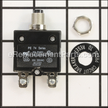 20 Amp Circuit Breaker (120 Vo - 780350007:Ridgid