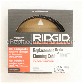 Cable C7 - 62265:Ridgid
