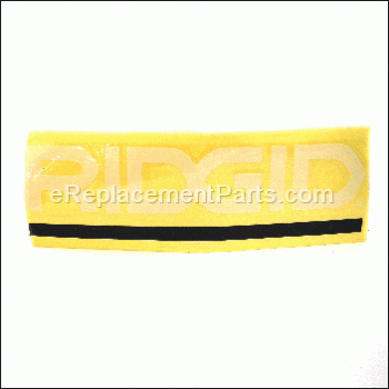 Tank Ridgid Logo Label - 079027013905:Ridgid