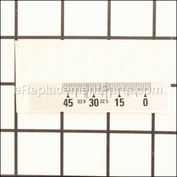 Bevel Scale Label - 089036005905:Ridgid