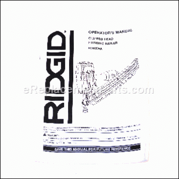 Operators Manual - 983000609:Ridgid