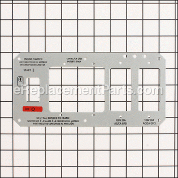 Cover Plate (Remote Control Panel) - 638700020:Ridgid