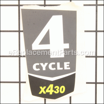 X430 Label - 940991037:Ryobi