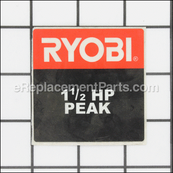 Logo Plate - 982749001:Ryobi