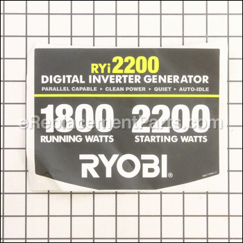 Performance Label - 940779094:Ryobi