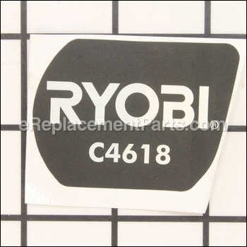 C4618 Label - 940968017:Ryobi