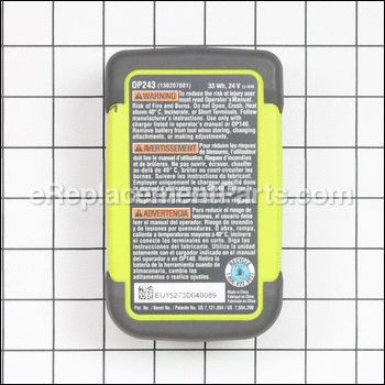Battery Pack - 130207001:Ryobi