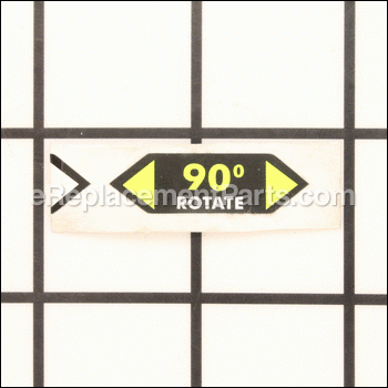 Rotation Arrow Label - 099628001001:Ryobi