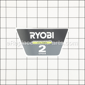 Logo Label (full Crank, 2 Cycl - 940705352:Ryobi