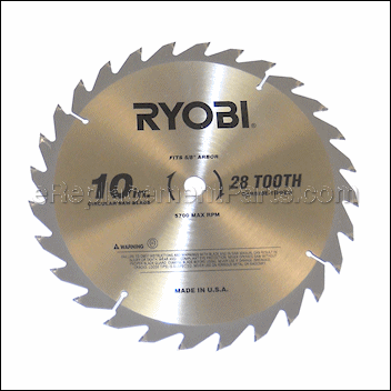 10 X 28t Carbide Blade - 350056000:Ryobi