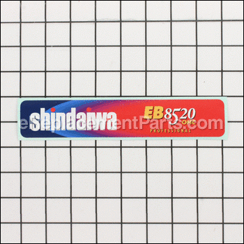 Eb8520 Id Label - 68913-91320:Shindaiwa