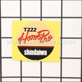 T222 Id Label - X504001120:Shindaiwa