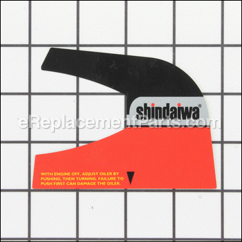 Label-caution - X505003501:Shindaiwa