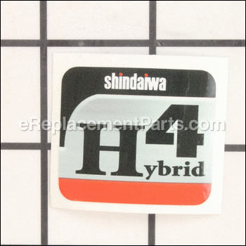 Label, Shindaiwa H4 - X504007080:Shindaiwa