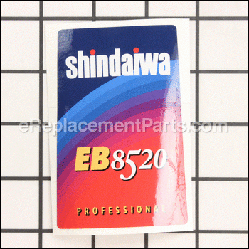 Eb8520 Id Label - X543001270:Shindaiwa
