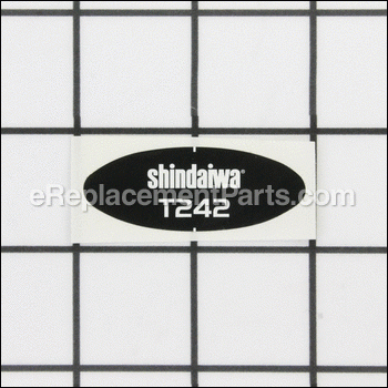 Label, Shindaiwa T242 - X504006020:Shindaiwa