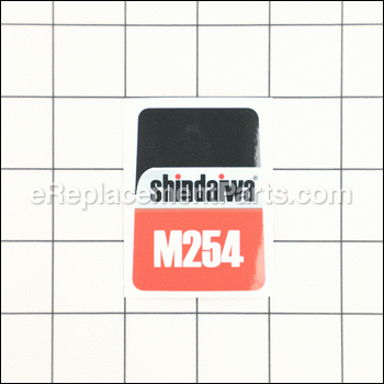 Label, M254 - X504006120:Shindaiwa