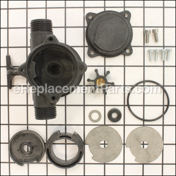 Kit Complete Pump Body Head Old M40 - A257:Simer
