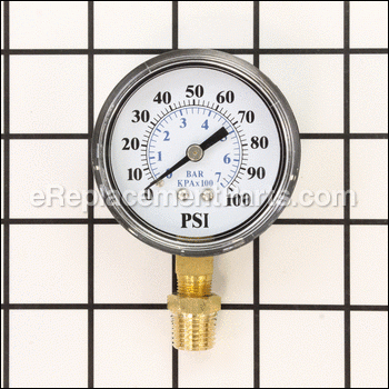 Pressure Gauge 0-100 1/8" - TC2104-P2:Simer