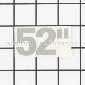 Decal, 52-in - 5022812SM:Simplicity