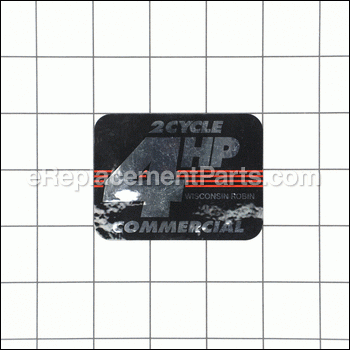 Decal, 4 Hp 2 Cycle - 7024197YP:Snapper