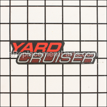 Decal, Yard Cruiser - 7046350YP:Snapper
