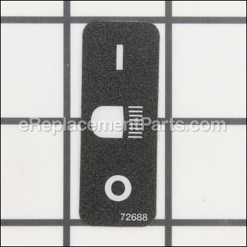 Decal, Light Switch - 7072688YP:Snapper