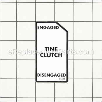 Decal, Tine Clutch - 7014429YP:Snapper