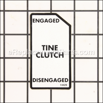 Decal, Tine Clutch - 7014429YP:Snapper