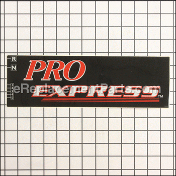 Decal, Pro Express - 7058213YP:Snapper