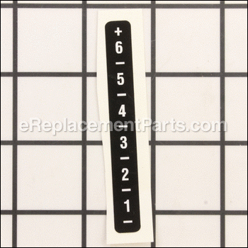 Decal, Cutting Height Indicato - 1721197SM:Snapper