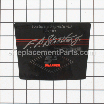 Decal, 5.5 Hp Signature - 7027874YP:Snapper