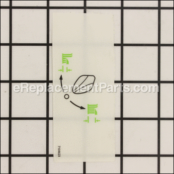 Decal, Electric Height-of-cut - 7104623YP:Snapper