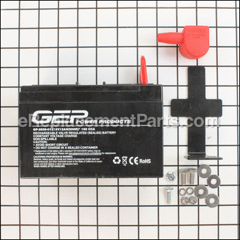 Battery Kit, 12v 20hr: 190cca - 7600188YP:Snapper