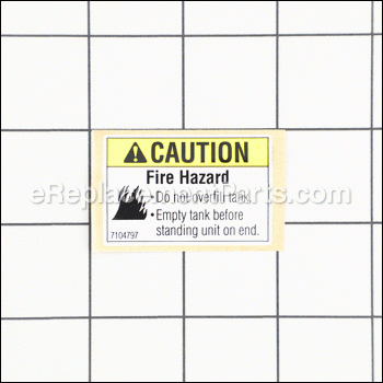 Decal, Caution, Fuel Tank, Rer - 7104797YP:Snapper
