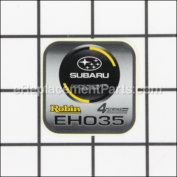 Label,model - 593-95012-01:Subaru / Robin