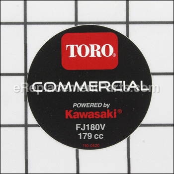 Decal - 110-0520:Toro