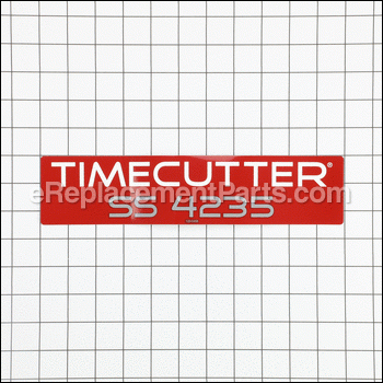 Decal-timecutter - 120-5458:Toro