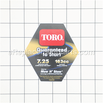 Decal-shroud - 133-8105:Toro