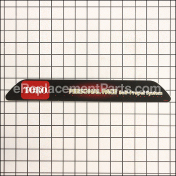 Decal-handle - 108-8134:Toro