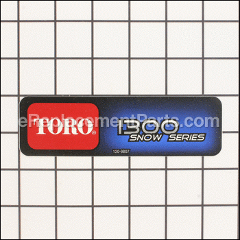 Decal-engine - 120-9807:Toro
