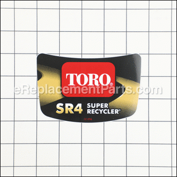 Decal-deck - 121-5758:Toro