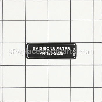 Decal-filter, Emissions - 116-4769:Toro